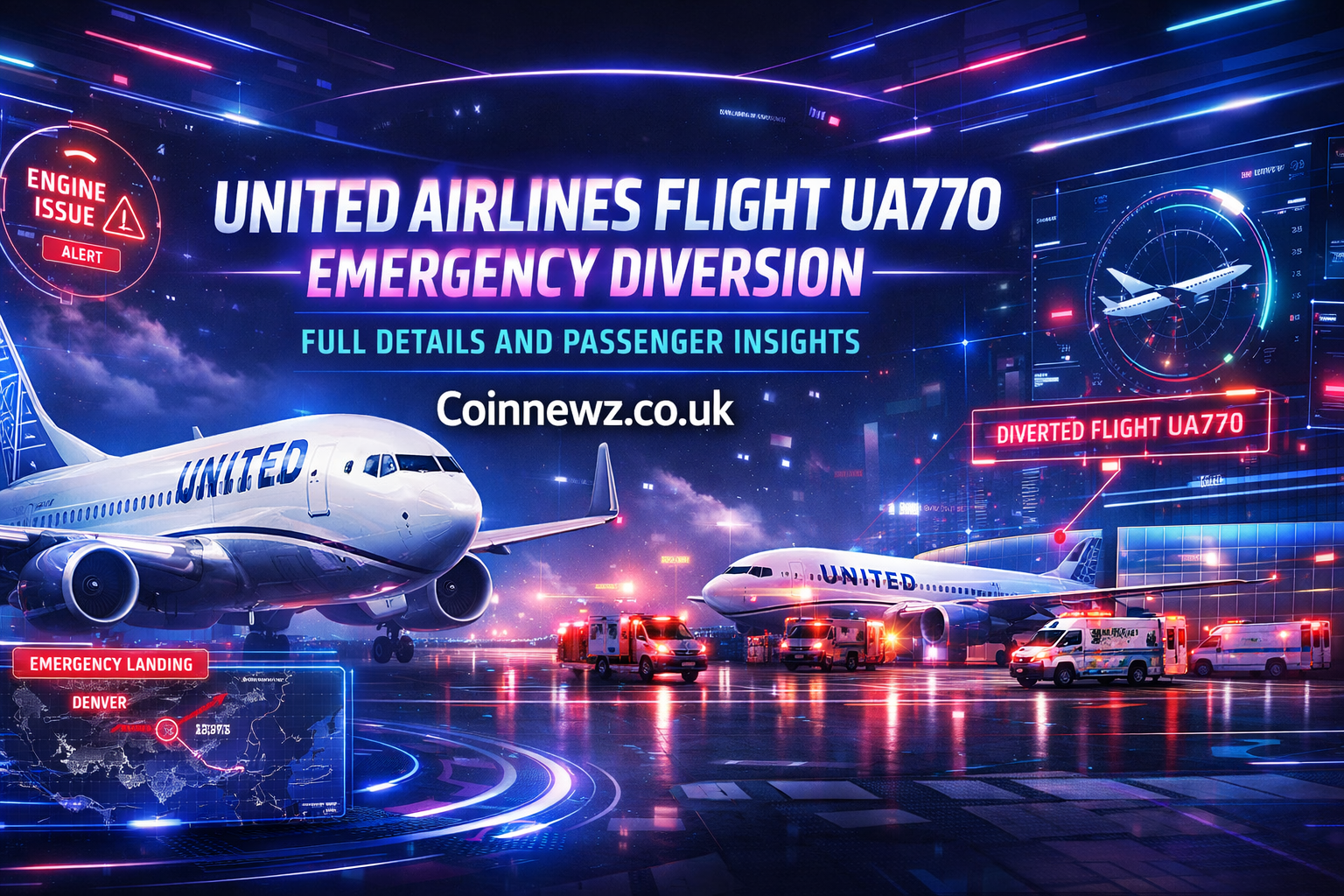 United Airlines Flight UA770 Emergency Diversion