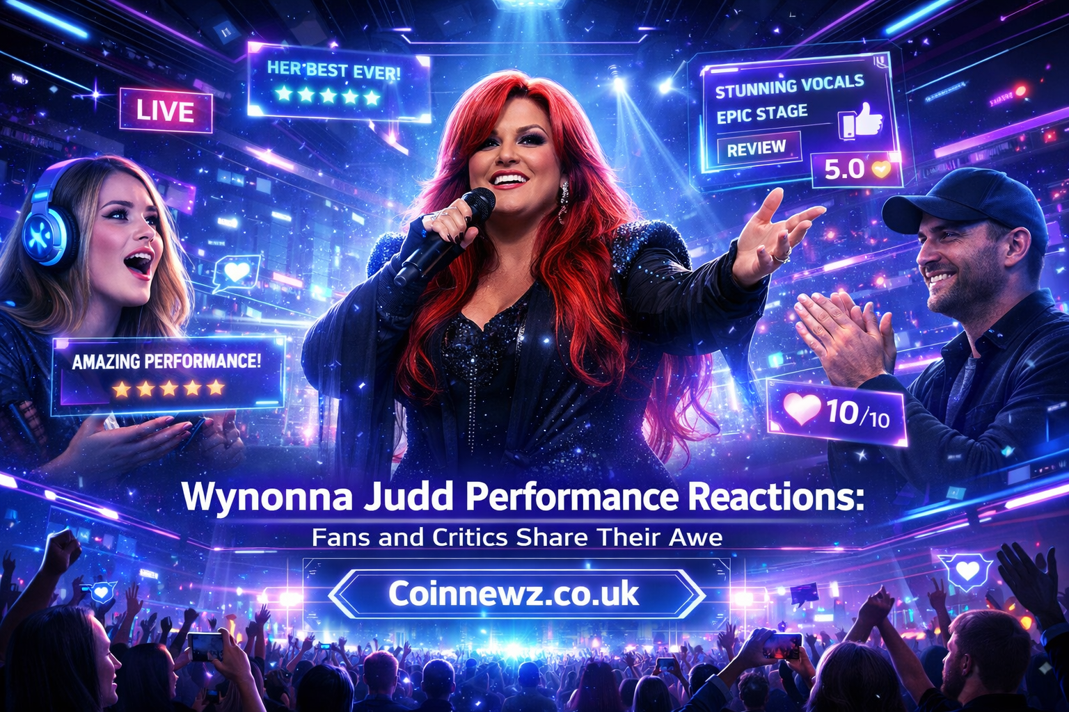 Wynonna Judd Performance Reactions