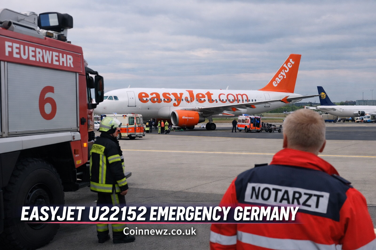 easyjet u22152 emergency germany