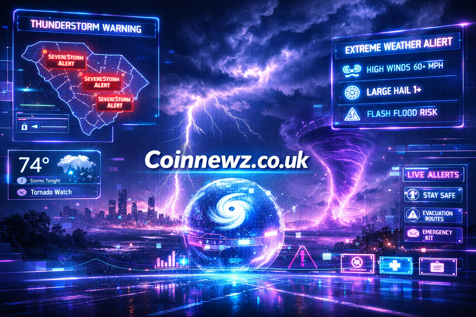 multiple severe thunderstorm alerts issued for south carolina counties