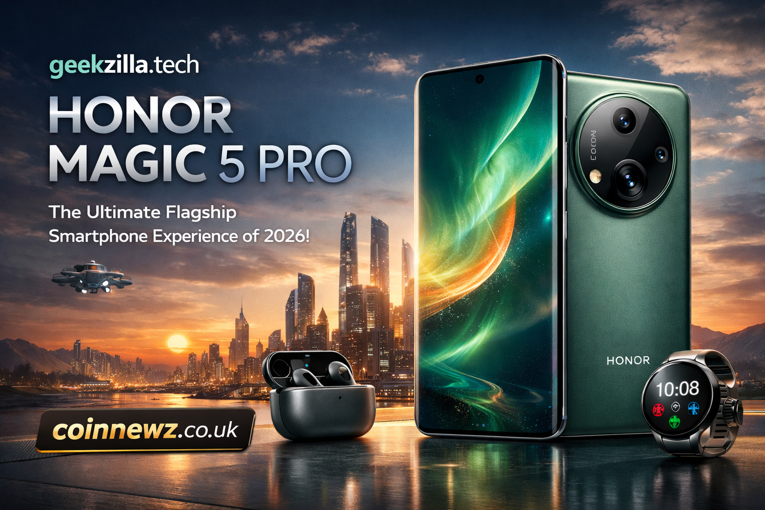 geekzilla.tech honor magic 5 pro