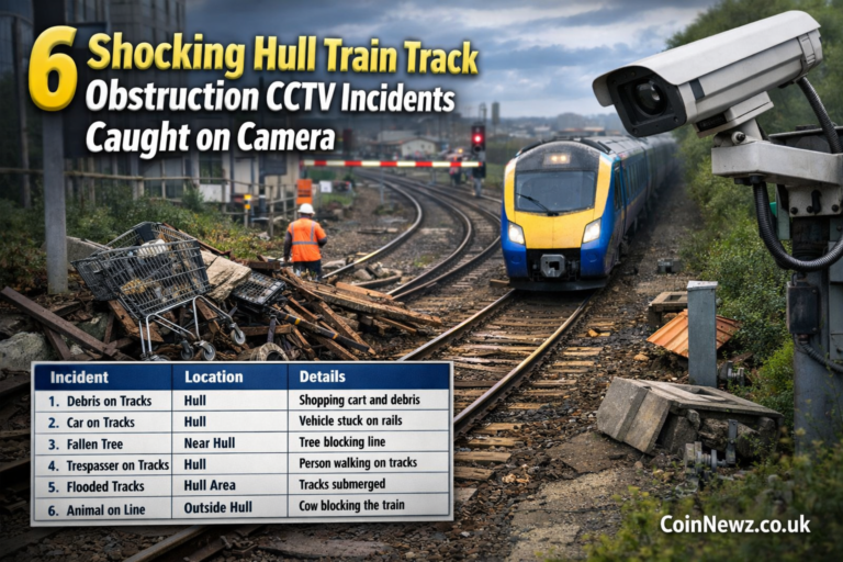 Hull Train Track Obstruction CCTV