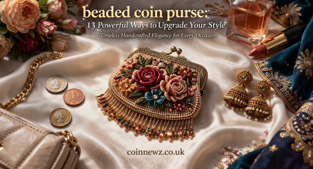 beaded coin purse