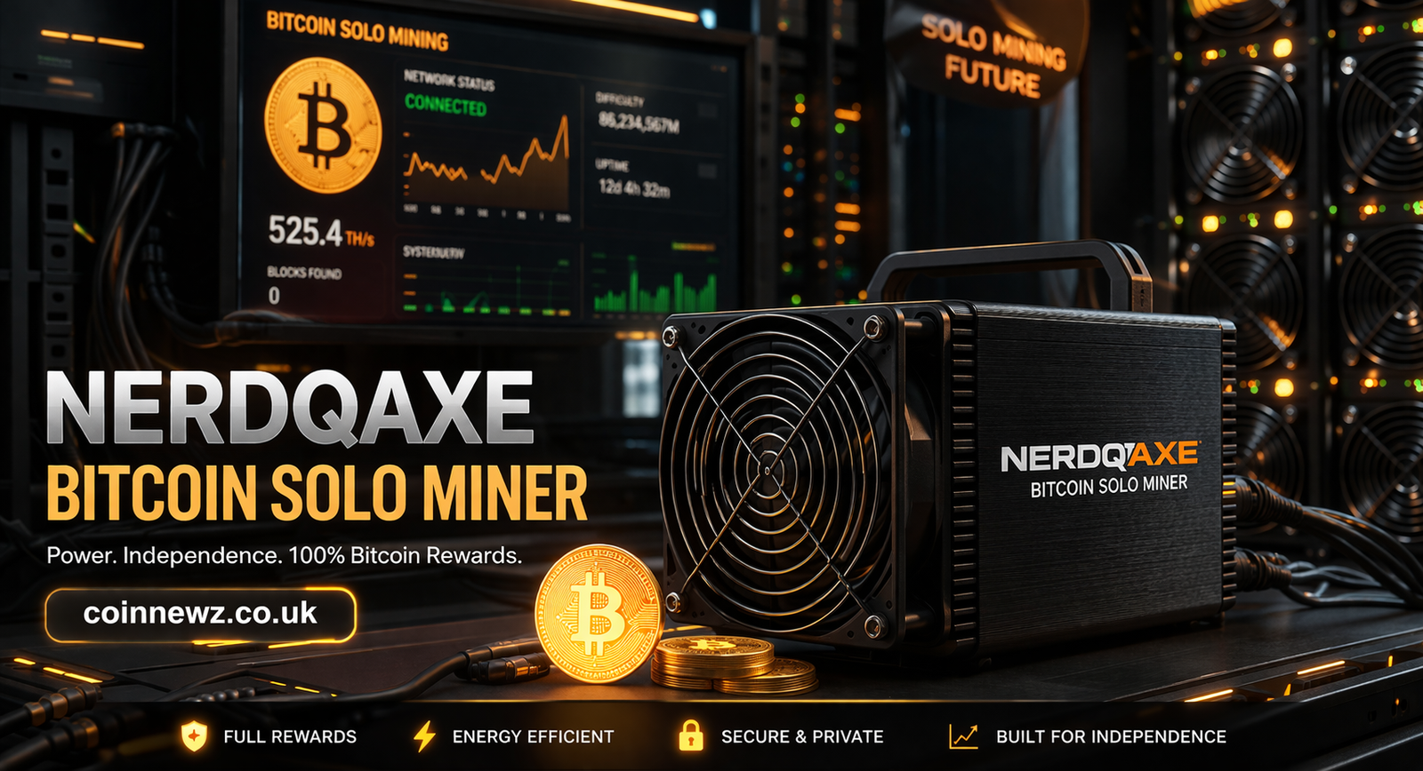 nerdqaxe bitcoin solo miner