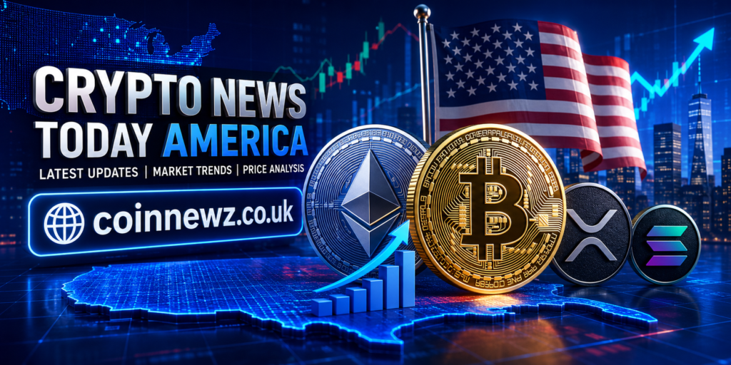Crypto News Today America featuring Bitcoin, Ethereum, XRP, Solana and the latest US cryptocurrency market updates | Coinnewz.co.uk
