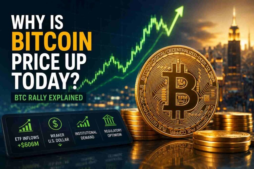 Factors behind Bitcoin price rally including ETF inflows and institutional demand
