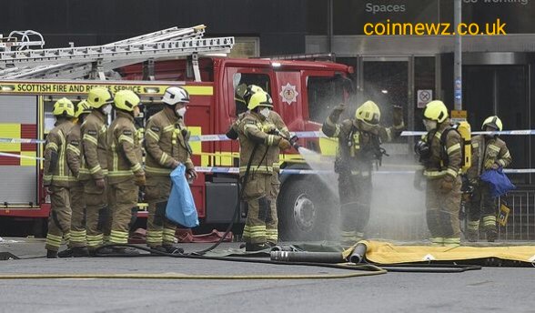 Sultan Takeaway Edinburgh fire at Bughtlin Market